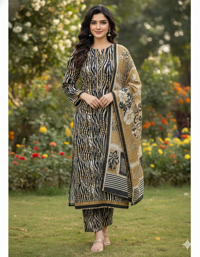 Super sale offer on '3pc Bin Saeed'  Pure lawn