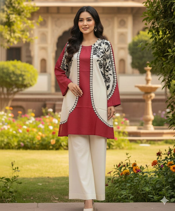 PURE BANADORA LAWN COTTON PREMIUM QUALITY PRINTED 2pC CORDSETS   *SAME PRINTED MATCHING  FULL SIZE PLAZO