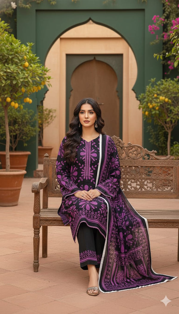 Happy winter Sale on 3 PC Alkaram Khaddar