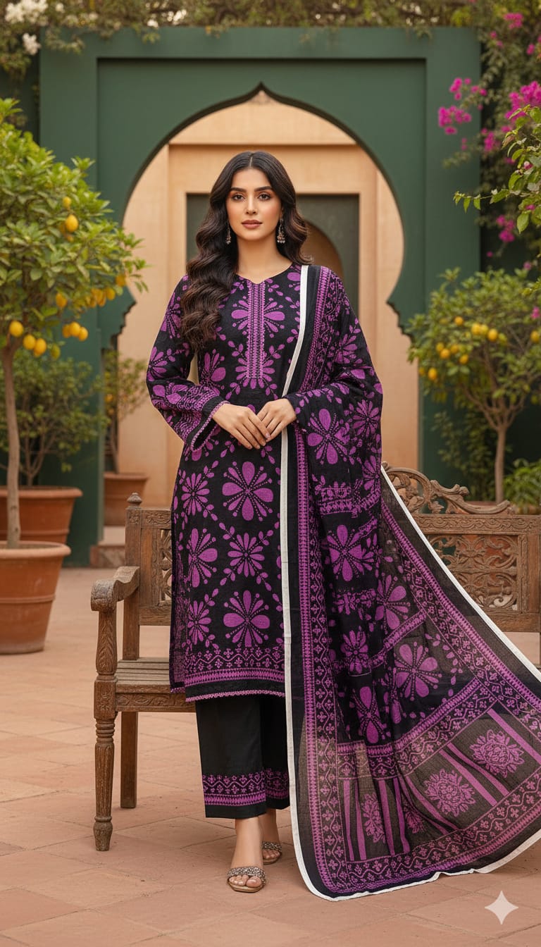 Happy winter Sale on 3 PC Alkaram Khaddar